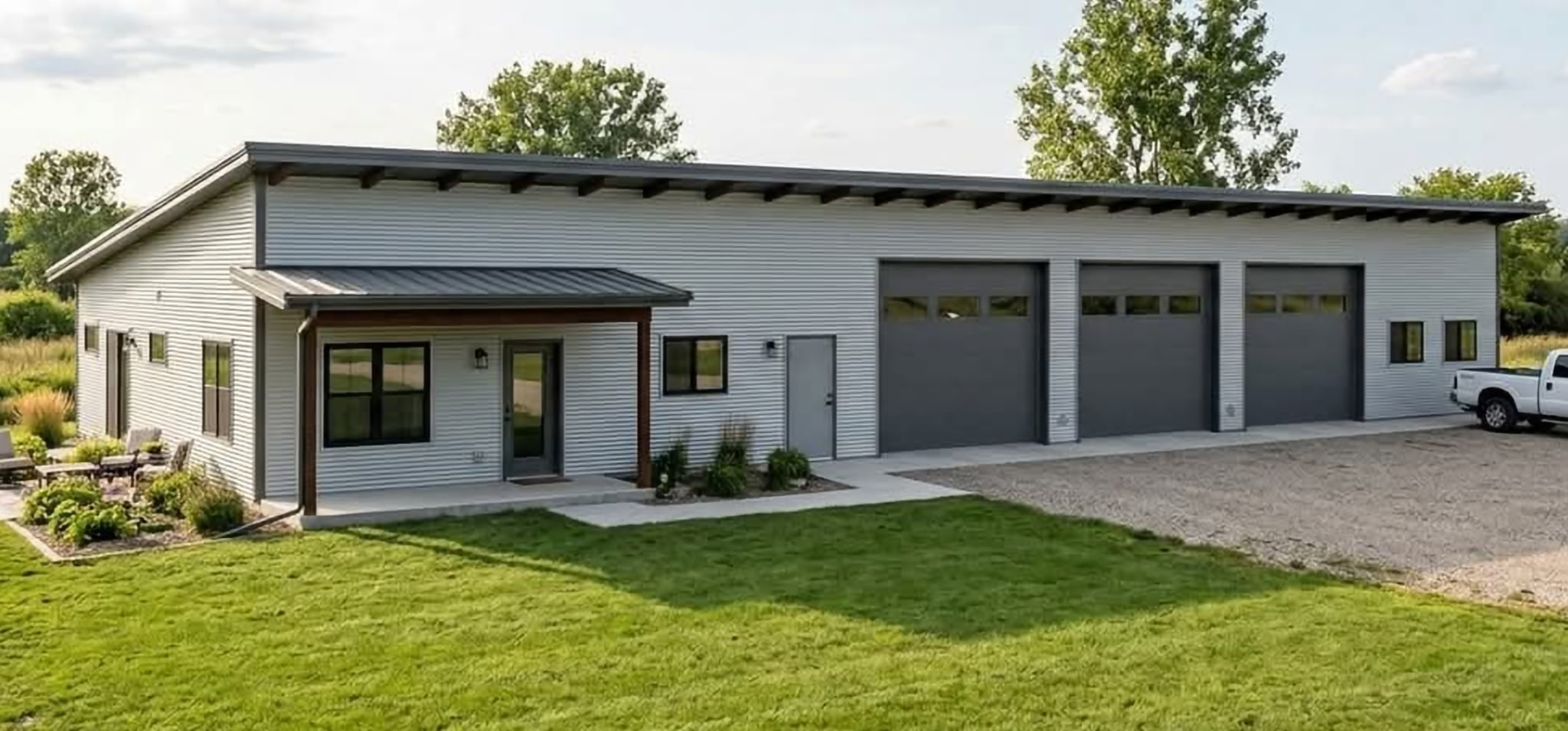 Barndominium built by KC Construction near Gainesville, TX