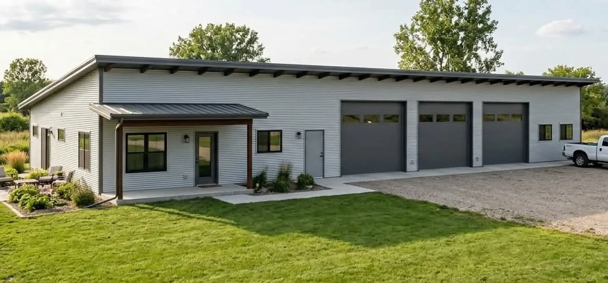 Barndominium built by KC Construction near Gainesville, TX